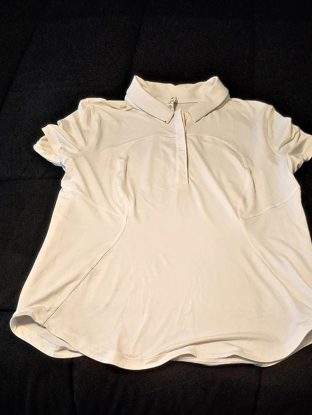 lululemon Quick-Drying Short-Sleeve Polo Shirt *Curved Hem Short Sleeve Collared